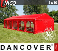 Partyzelt 5x10m, Rot